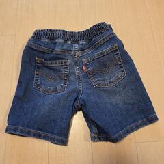 【美品】 こども服 デニム 半ズボン ２枚セット LEVI’S  ４歳の画像