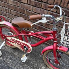 女の子　自転車　16インチ　アサヒ　ブリエランファン　補助輪　子供　キッズ　の画像