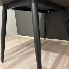 未使用に近い　120cm セラミック ダイニングテーブル 4人掛けの画像
