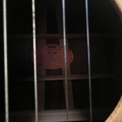 アコースティックギターヤマハYAMAHA FG-301の画像