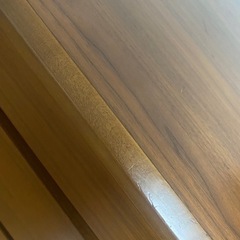 【ニトリ】木製デスク，椅子の画像