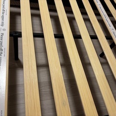 Zinus セミダブルベッドフレーム ダークグレーの画像