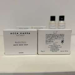 【未使用】ACCA KAPPA ソープ＆ボディローション 6点セット（高級ホテルアメニティ）の画像
