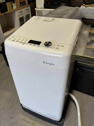 中古・美品】ANG-WM-B70-W/2022年製 7.0kg洗濯機/洗剤・柔軟剤自動投入