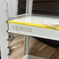 スチールラック　耐荷重80キロ　サビありの画像