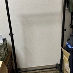 ハンガーラック　マットブラックの画像