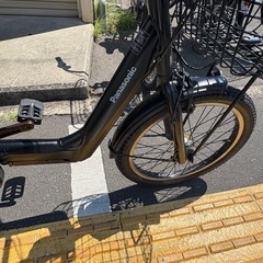 中古20インチ Panasonic電動アシスト自転車　8.9Ah4点灯　大阪の画像