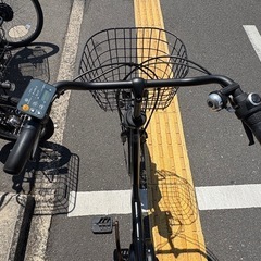 中古20インチ Panasonic電動アシスト自転車　8.9Ah4点灯　大阪の画像