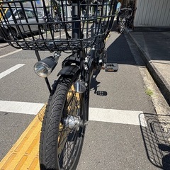 中古20インチ Panasonic電動アシスト自転車　8.9Ah4点灯　大阪の画像