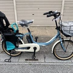 試乗🉑新車仕上げ⭐️中古子供乗せ電動自転車 ヤマハPASバビー ブリヂストンビッケ2の画像