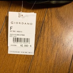 【未使用品】
GIORDANO メンズウエストバック(大きめ)の画像