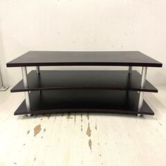  24729  3段テレビ台、ローシェルフ　幅100㎝ アクタス...