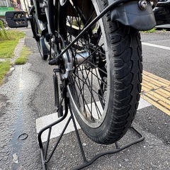 中古20インチ Panasonic電動アシスト自転車　13.2Ah4点灯　大阪の画像
