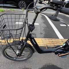中古20インチ Panasonic電動アシスト自転車　13.2Ah4点灯　大阪の画像
