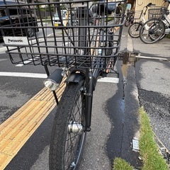 中古20インチ Panasonic電動アシスト自転車　13.2Ah4点灯　大阪の画像