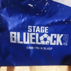 ブルーロック　片ナップショルダー　ビニールバッグ　ドリンクホルダー　ペットボトルカバー　舞台『ブルーロック 4tn STAGE』来場特典の画像