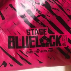 ブルーロック　片ナップショルダー　ビニールバッグ　ドリンクホルダー　ペットボトルカバー　舞台『ブルーロック 4tn STAGE』来場特典の画像