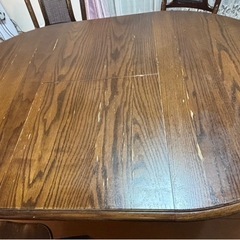 ダイニングテーブルセット (テーブル×1 チェアー×4)の画像