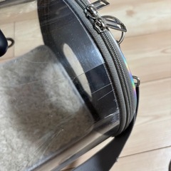 ペットキャリーバッグ クリアの画像