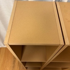無印良品 ３段カラーボックス（幅狭タイプ）無料でお譲りします【引取限定】の画像