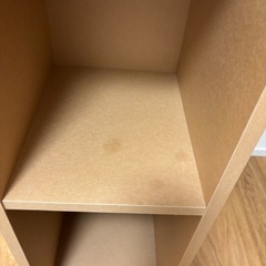 無印良品 ３段カラーボックス（幅狭タイプ）無料でお譲りします【引取限定】の画像