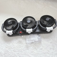 車 扇風機 車載扇風機 USBインターフェース 電圧5V 角度調整可能の画像