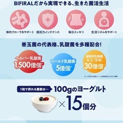 【新品・2袋】ビフィラル BIFIRAL 乳酸菌サプリ 菌活の画像