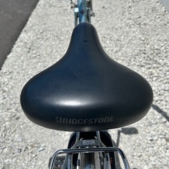 【R12】  ブリヂストン   BU605 B5H　エブリッジ EBRIDE 26インチ 自転車　シルバー色　学生さん ママチャリ お買い物 現状の画像