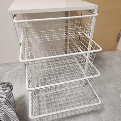 IKEA　収納　4段ラックの画像