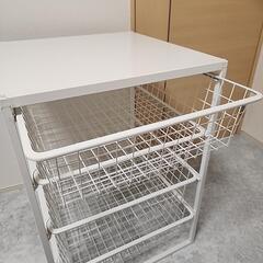 IKEA　収納　4段ラックの画像