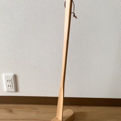 ☆靴べら　スタンド付き　木製　60cm☆の画像