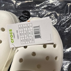 クロックス 白 30センチの画像