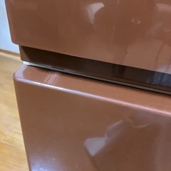 ブラウン5段チェスト 衣装ケース の画像