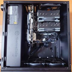 Ryzen 5 2600 ゲーミングPC RX580/16GB/SSD500GB+HDD500GB/高性能CPUクーラー/Windows10 Pro/無線LAN Bluetoothアダプタ付属/自作 デスクトップPC フルHDゲーム対応 即使用可の画像