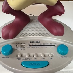 Taz ラジオアラーム時計 TOSHIBA   の画像