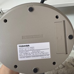 Taz ラジオアラーム時計 TOSHIBA   の画像