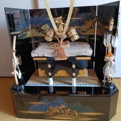 男の子　節句　破魔弓/兜/昇り旗のセットの画像