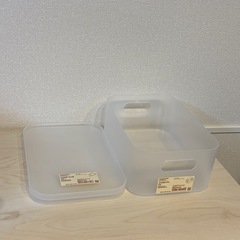 (取引中)収納ボックス ダイソー 無印 7/30まで の画像
