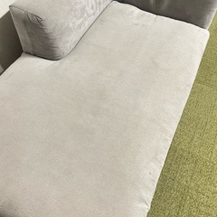 Francfranc フランフラン  メーネ カウチ   L / R   ソファ ライトグレー  定価8万円　の画像