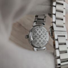 【メンテ済】LOUIS VUITTON タンブール ピンク Q121Xの画像