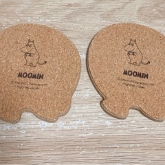 ムーミン コースター 2個セットの画像