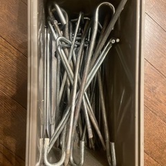 ペグ一式　キャンプの画像