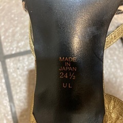 日本製　サンダル 靴　レディース　DIANA ダイアナ　ヒョウ柄 24.5cmの画像