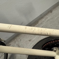 【交渉中】サイクルベースアサヒ　cream 20インチ 6段変速 カゴ付きの画像