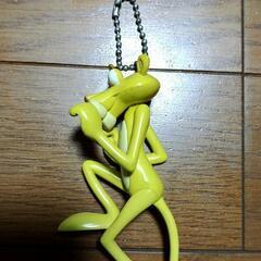 値引き可！　ピンクパンサー　黄色　ストラップ　キーホルダー　パンサーの画像