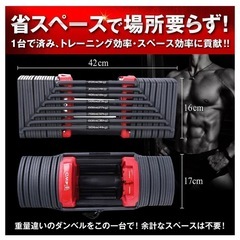 可変式ダンベルの画像