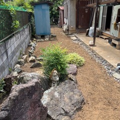 庭石、小石等の画像
