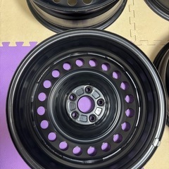 トヨタ　純正　プリウス60系鉄チンホイール　キャップ付き の画像