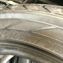 🌞215/45R17⭐工賃込み！プリウス、86、GR86、アベンシス、アルテッツァ、カルディナ、カローラツーリング、CT、S2000、BRZ、インプレッサ、インテグラタイプR、レガシー等に！バリ山！美品！YOKOHAMA製サマータイヤ入荷しました🌞の画像