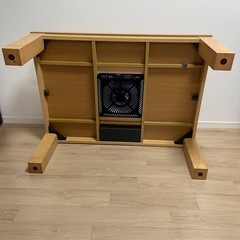 木目ローテーブル（こたつテーブル）の画像